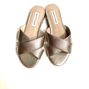 Saks Fifth Avenue Gold Sandal